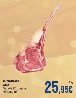 Oferta de Tomahawk Vaca por 25,95€ en Makro