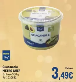 Oferta de Chef - Guacamole por 3,49€ en Makro