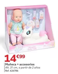 Oferta de Muñeca + Accesorios por 14,99€ en GiFi