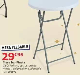 Oferta de Mesa Bar Fiesta por 29,95€ en GiFi