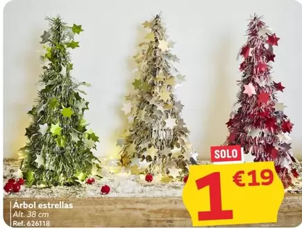 Oferta de Árbol Estrellas por 1,19€ en GiFi