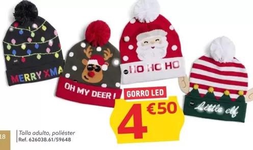 Oferta de Gorro LED por 4,5€ en GiFi