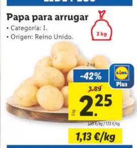 Oferta de Papa Para Arrugar por 2,25€ en Lidl