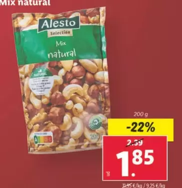 Oferta de Alesto Selection - Mix Natural por 1,85€ en Lidl