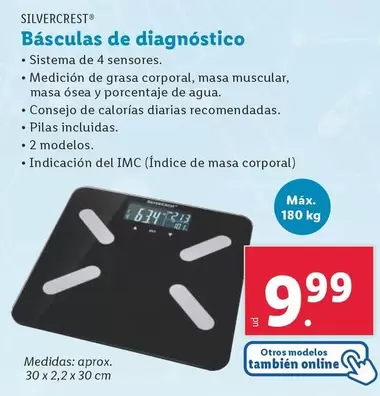 Oferta de SilverCrest - Básculas De Diagnóstico por 9,99€ en Lidl