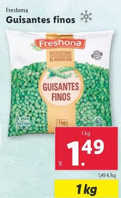 Oferta de Freshona - Guisantes Finos por 1,49€ en Lidl