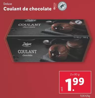 Oferta de Deluxe - Coulant De Chocolate por 1,99€ en Lidl