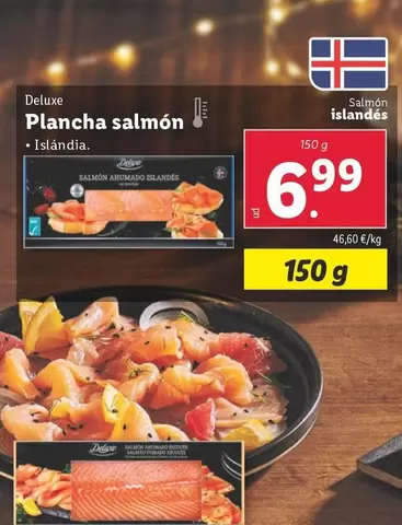 Oferta de Deluxe - Plancha Salmón por 6,99€ en Lidl