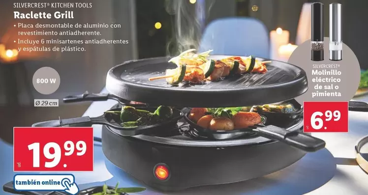 Oferta de SilverCrest - Raclette Grill por 19,99€ en Lidl