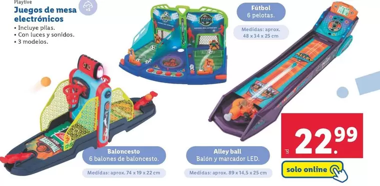 Oferta de Playtive - Juegos De Mesa Elettronicos por 22,99€ en Lidl