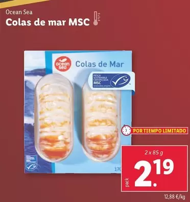 Oferta de Ocean Sea - Colas De Mar Msc por 2,19€ en Lidl