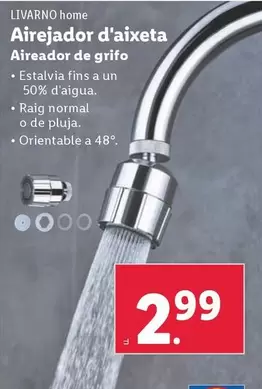 Oferta de Livarno Home - Aireador De Grifo por 2,99€ en Lidl