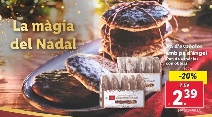 Oferta de Favorina - Pan De Especias Con Obleas por 2,39€ en Lidl