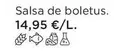 Oferta de Salsa De Boletus por 14,95€ en El Corte Inglés