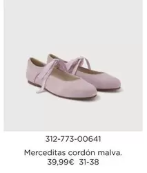 Oferta de Mercedes Cordón Malva. por 39,99€ en El Corte Inglés