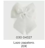 Oferta de Lazo Zapatero por 20€ en El Corte Inglés