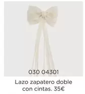 Oferta de Lazo Zapatero Doble Con Cintas por 35€ en El Corte Inglés