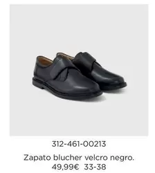 Oferta de Zapato Blucher Velcro Negro por 49,99€ en El Corte Inglés