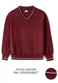 Oferta de Jersey granate en El Corte Inglés