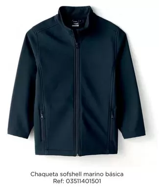 Oferta de Chaqueta Sofshell Marino Básica en El Corte Inglés