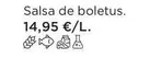 Oferta de Salsa De Boletus por 14,95€ en El Corte Inglés