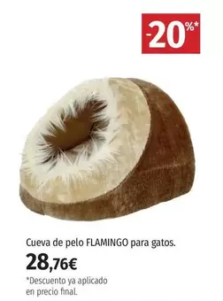 Oferta de Flamingo - Cueva De Pelo  Para Gatos por 28,76€ en El Corte Inglés