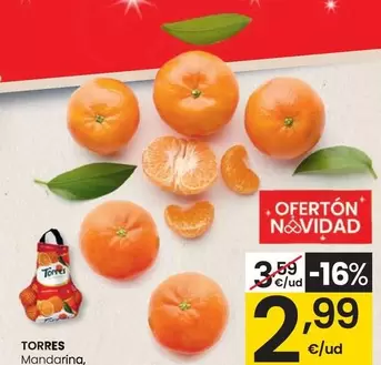 Oferta de Torres - Mandarina por 2,99€ en Eroski