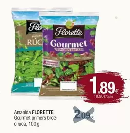 Oferta de Florette - Amanida Gourmet Primers Brots O Ruca por 1,89€ en Condis