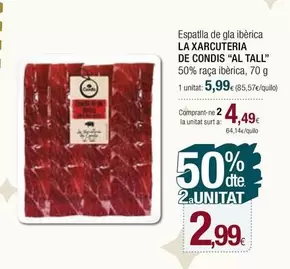 Oferta de Condis - Espatlla De Da Iberica por 5,99€ en Condis