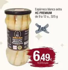 Oferta de Premium - Espàrrecs Blancs Extra por 6,49€ en Condis