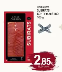 Oferta de Subirats - Llom Curat por 2,85€ en Condis