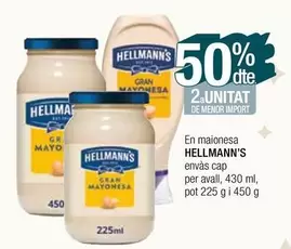 Oferta de Hellmann's - En maionesa en Condis