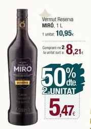 Oferta de Miró - Vermut Reserva por 10,95€ en Condis