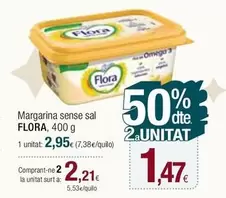 Oferta de Flora - Margarina Sense Sal por 2,95€ en Condis