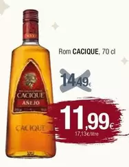 Oferta de Cacique - Rom por 11,99€ en Condis