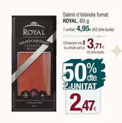 Oferta de Royal - Salmo D'islandia Fumat por 4,95€ en Condis