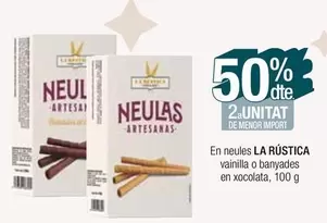 Oferta de En Neulas Vainilla O Banyades En Xocolata en Condis