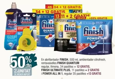 Oferta de Finish -  Quantum en Condis