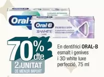 Oferta de Oral B - En Dentifrici Esmalt I Genives I 3d White Luxe Perfeccio en Condis