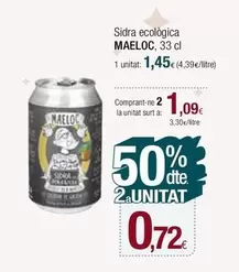 Oferta de Maeloc - Sidra Ecologica por 1,45€ en Condis