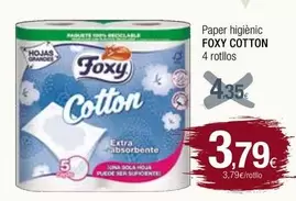 Oferta de Foxy - Paper Higienic por 3,79€ en Condis