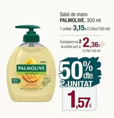 Oferta de Palmolive - Sabó De Mans por 3,15€ en Condis