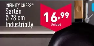 Oferta de Infinity - Sartén Industrially  por 16,99€ en ALDI