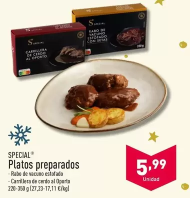 Oferta de Special - Platos Preparados por 5,99€ en ALDI