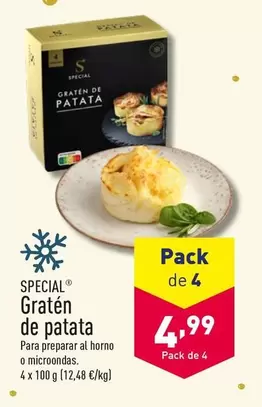 Oferta de Special - Gratén De Patata por 4,99€ en ALDI