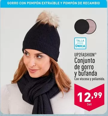 Oferta de Up2fashion - Conjunto De Gorro Y Bufanda por 12,99€ en ALDI