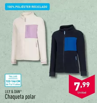 Oferta de Lily & Dan - Chaqueta Polar por 7,99€ en ALDI