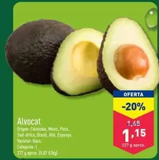 Oferta de Alvocat  por 1,15€ en ALDI