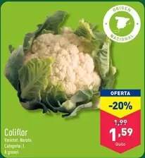 Oferta de Coliflor por 1,59€ en ALDI