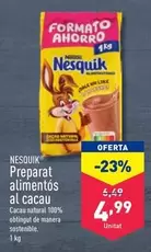 Oferta de Nesquik - Preparat Alimentós Al Cacau por 4,99€ en ALDI